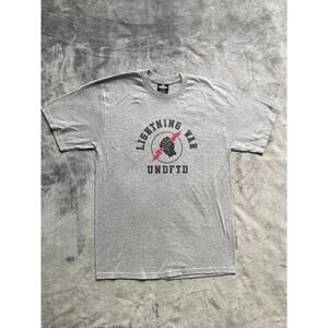 Undefeated Undftd Vintage Streetwear Grey Size Medium T-Shirt